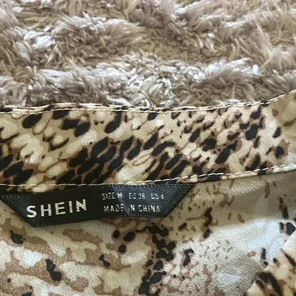 SHEIN Snake Print Dress - Picture 3 of 5